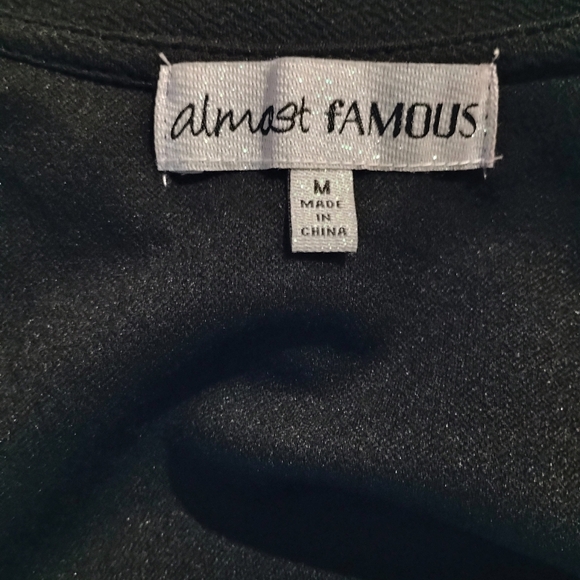 Almost Famous Size Medium Black Mini Dress - Picture 10 of 10